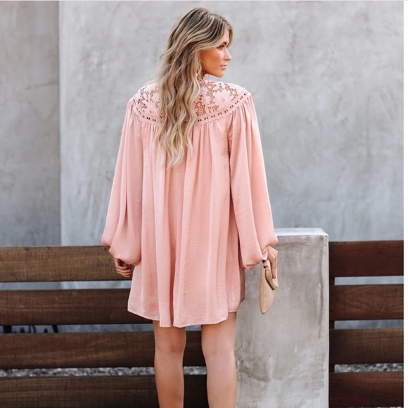 *VICI COLLECTION* Mauve Roselyn Midi Dress by Strut & Bolt. Size L, NWT - Picture 2 of 5